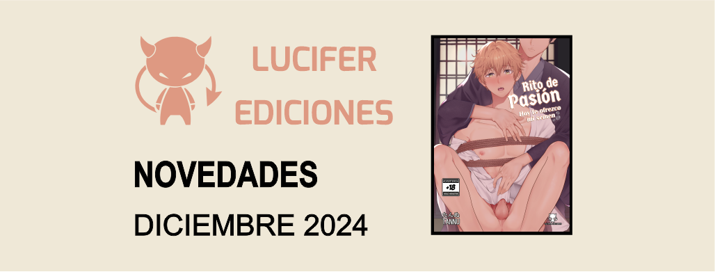 BOLETÍN NOVEDADES DICIEMBRE 2024 LUCIFER EDICIONES